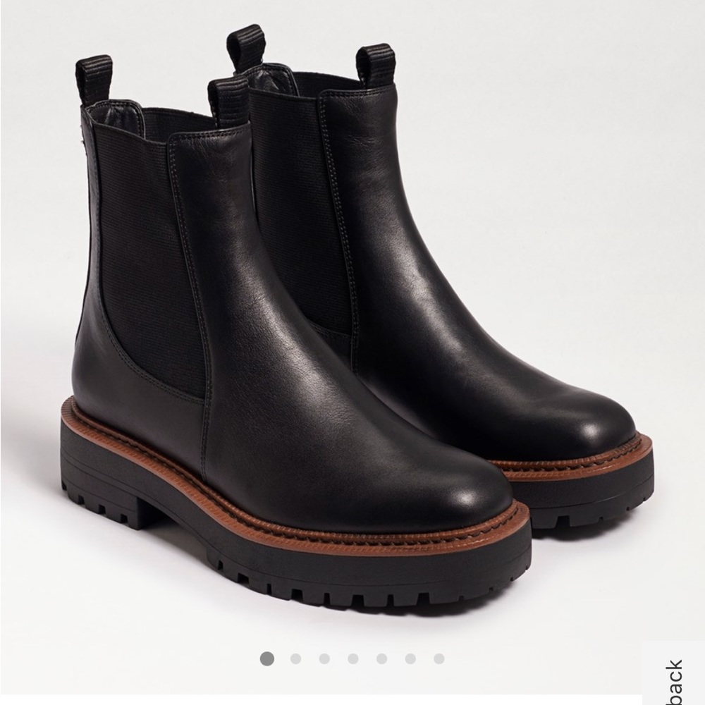 NWT WATERPROOF SAM EDELMAN LAGUNA LEATHER BOOTS